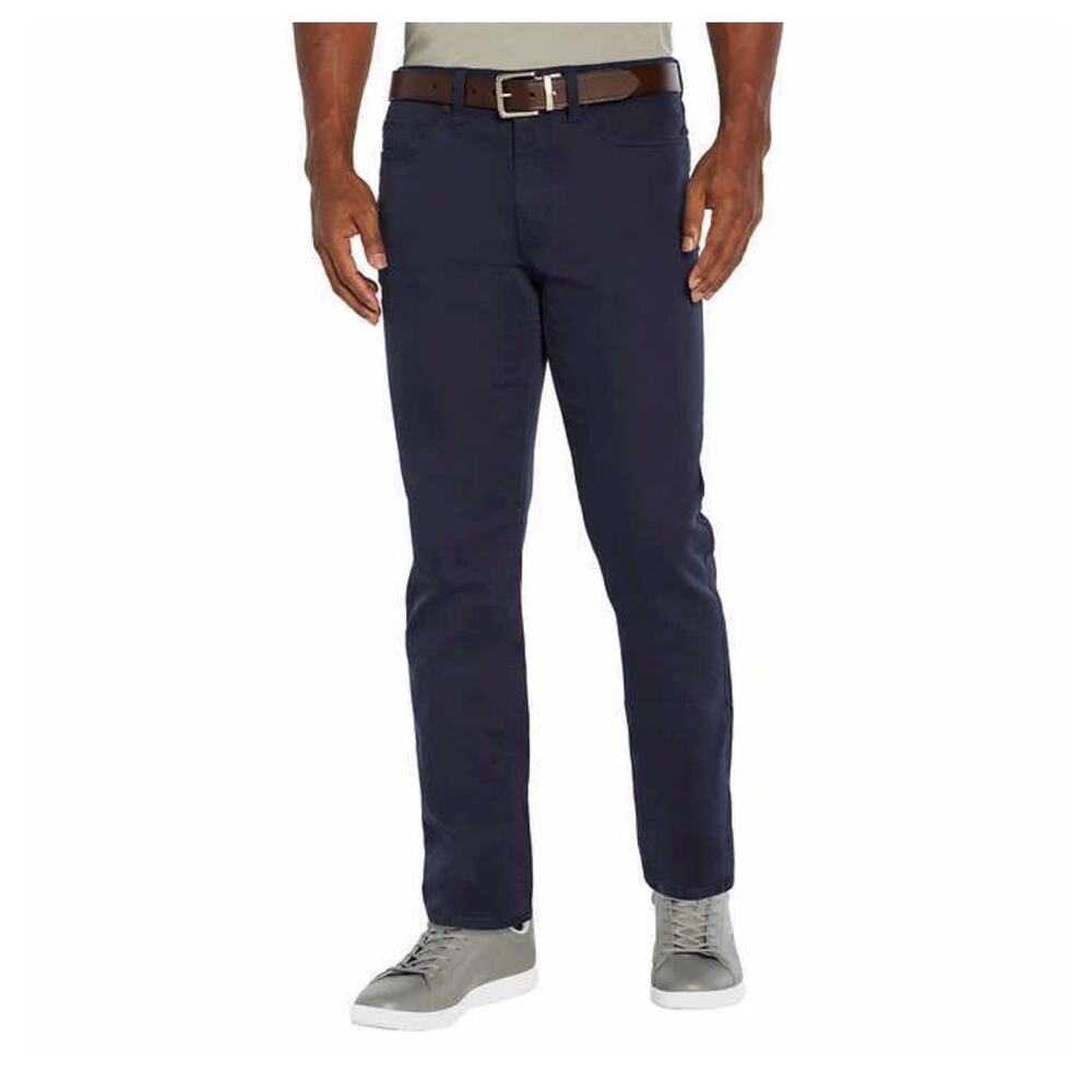 Banana Republic 38x29 Mens Navy Blue Stretch Jeans Style Pants Slim Straight